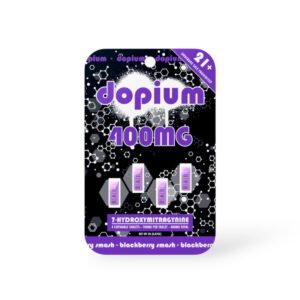 Dopium 7-Hydroxymitragynine Chewable Tablet 100mg Blackberry Smash