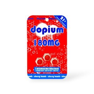 dopium 7-Hydroxymitragynine Chewable Tablets Cherry Bomb 60mg Per Tablet