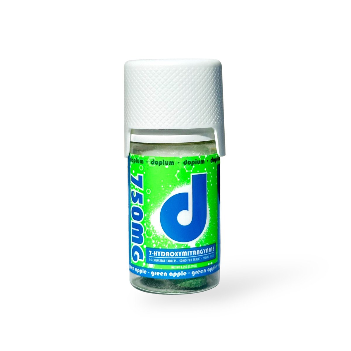 dopium 7-Hydroxymitragynine Chewable Tablets Green Apple 50mg Per Tablet dopium 7-Hydroxymitragynine Chewable Tablets Green Apple 50mg Per Tablet