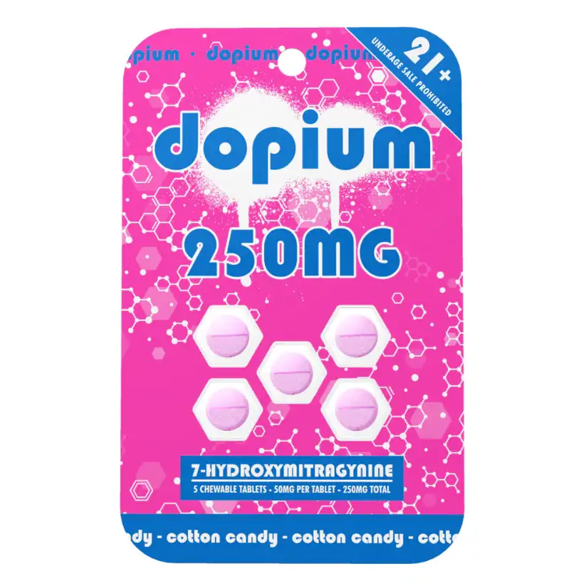 dopium 7oh tablets 250mg cotton candy
